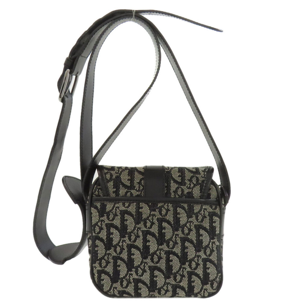 CHRISTIAN DIOR Black Canvas Trotter Shoulder Bag - Picture 2 of 16